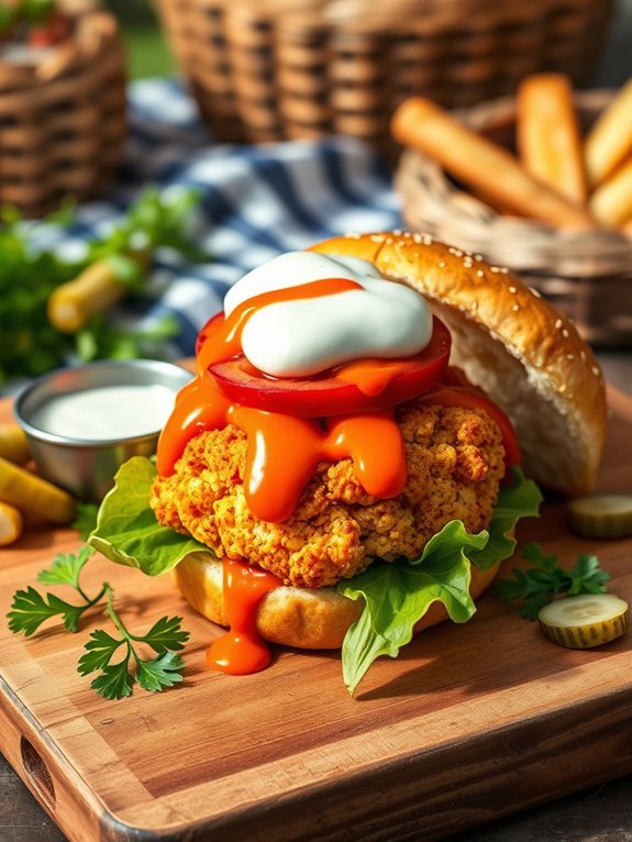 spicy cauliflower burger recipe