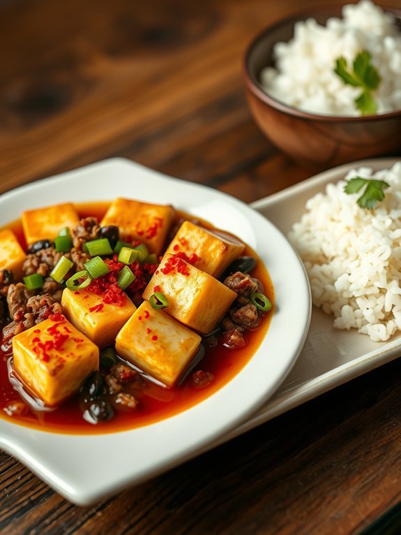 spicy flavorful tofu dish