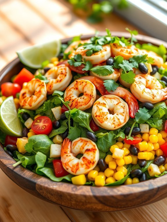 spicy fresh shrimp salad