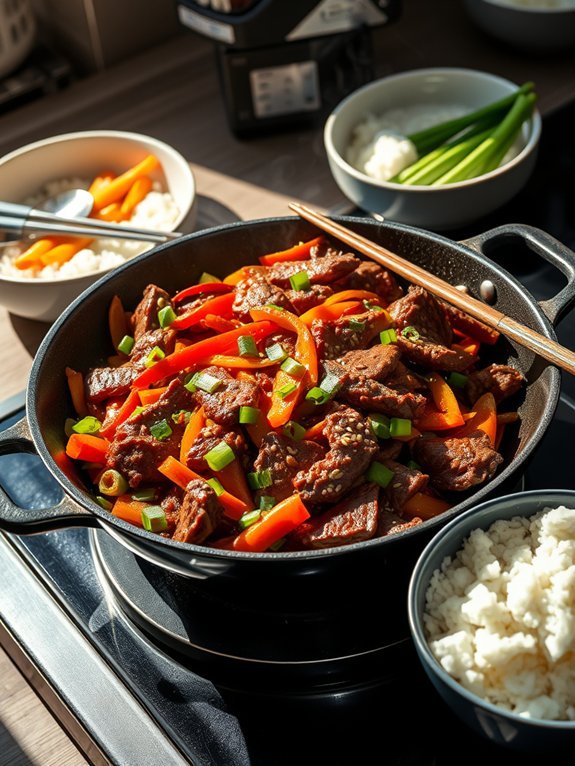 spicy korean beef dish