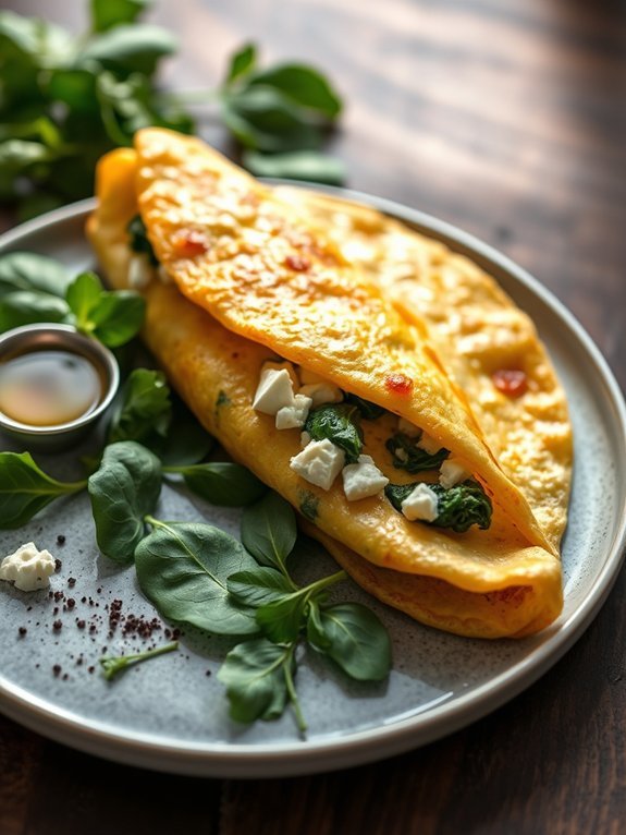 spinach and feta dish