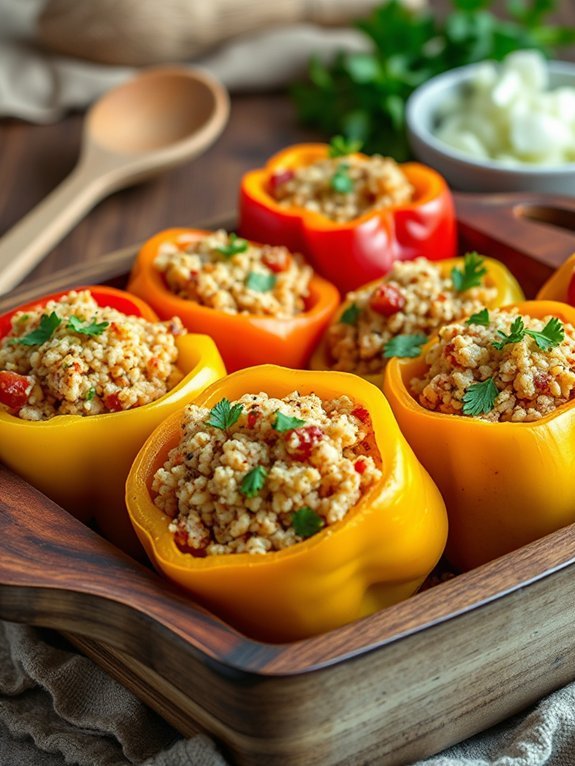 stuffed peppers with quinoa