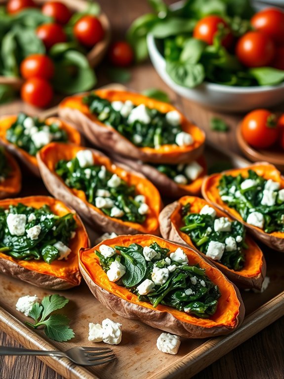 stuffed sweet potatoes recipe