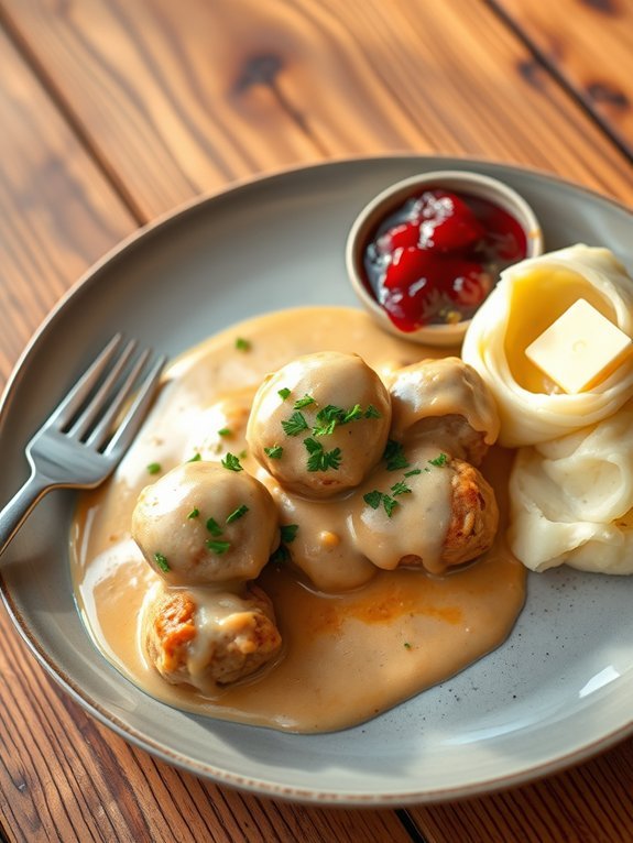 swedish meatballs creamy sauce