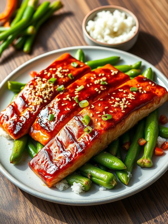 sweet and savory salmon