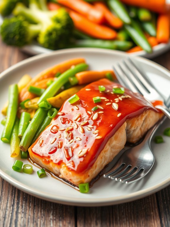 sweet and savory salmon