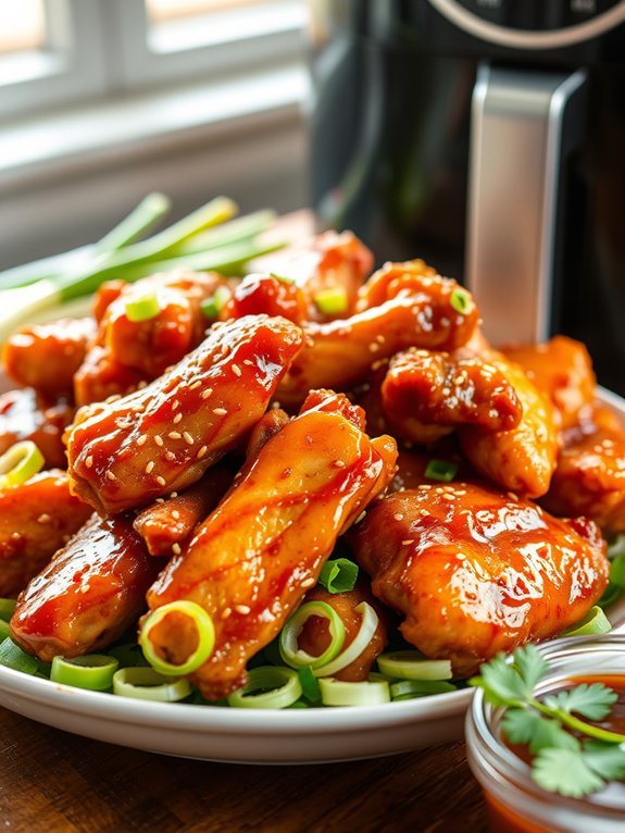 sweet and savory wings