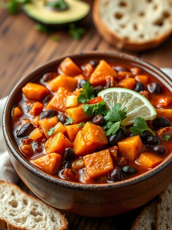 sweet potato black bean chili