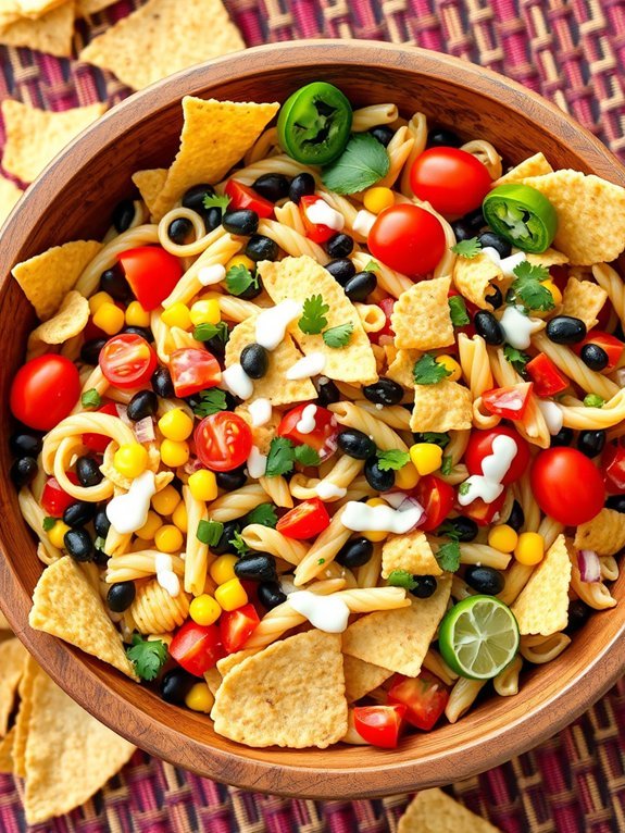 taco inspired pasta salad recipe