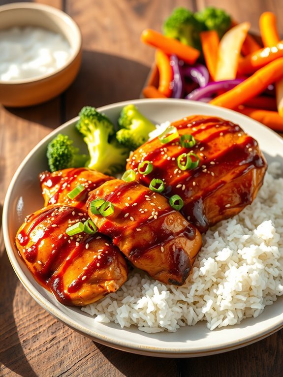 teriyaki seasoned baked chicken