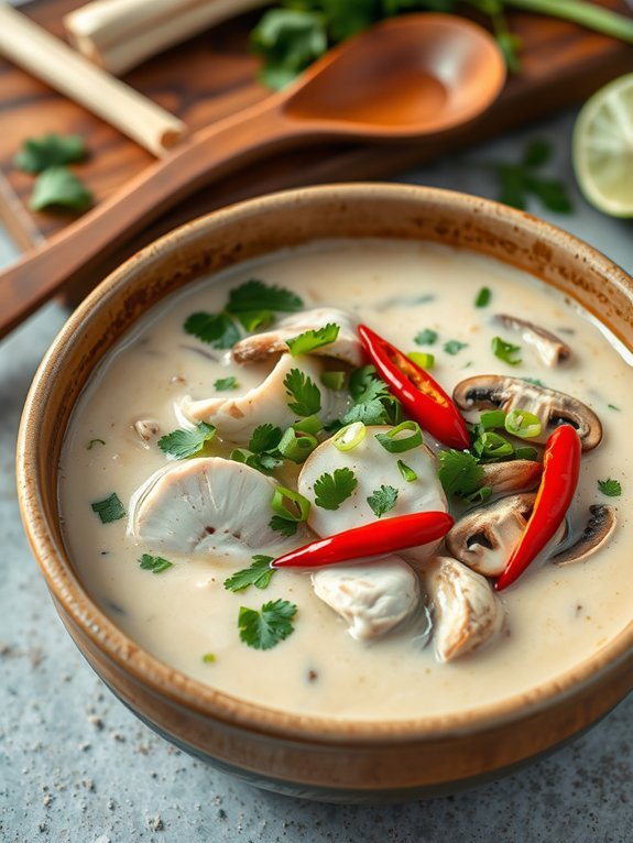 thai coconut chicken soup