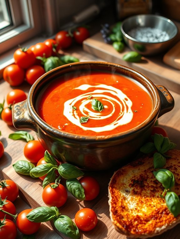 tomato basil soup recipe