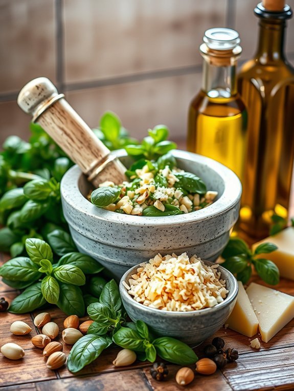 traditional basil pasta sauce