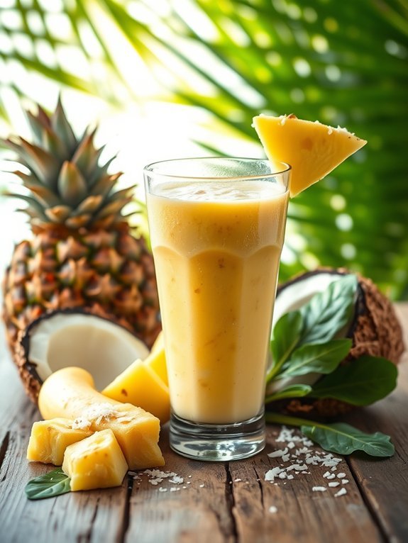 tropical fruit smoothie recipe