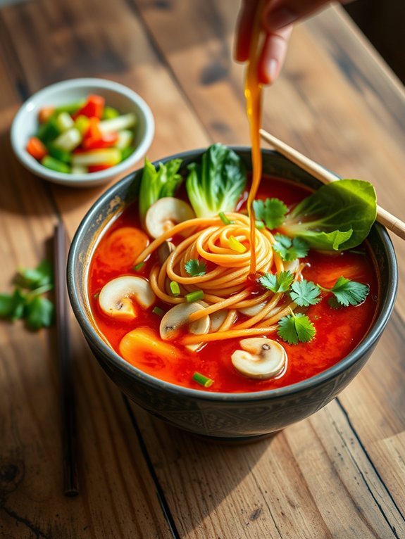 zesty szechuan noodle broth