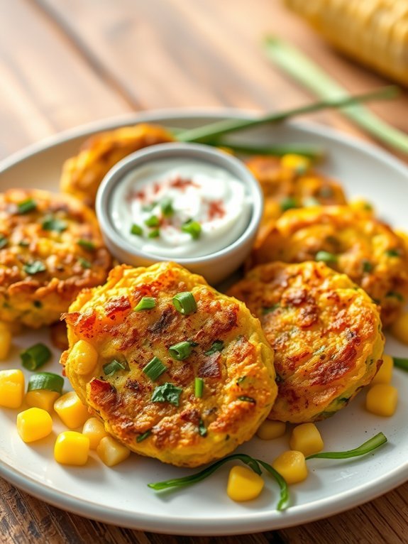 zucchini corn fritters recipe