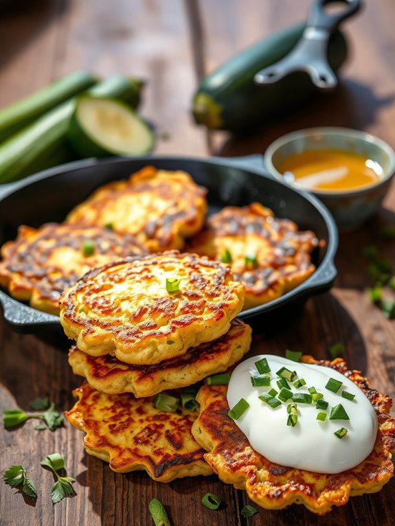 zucchini fritters recipe instructions