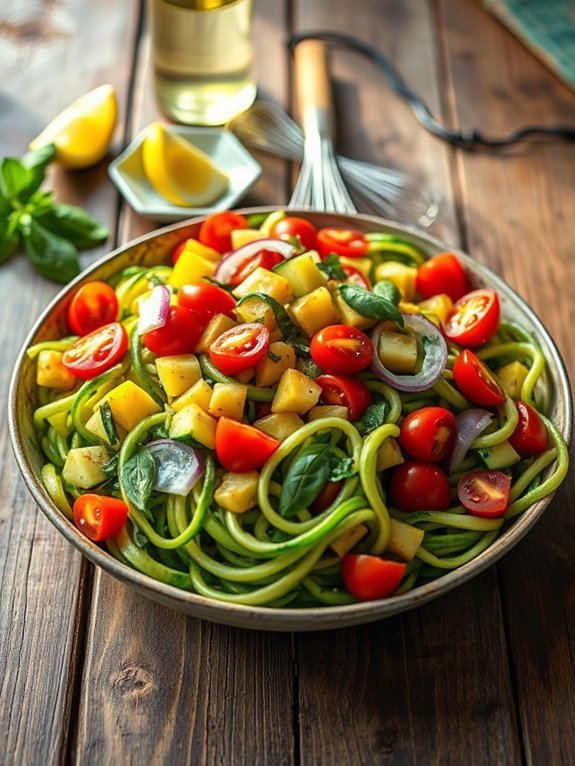 zucchini noodle salad recipe